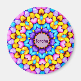 Imã SORCHA ~ Padrão Páscoa Personalizado Fractal ~