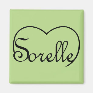 Imã Sorelle Italian Sisters heart