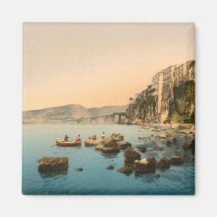 Imã Sorrento pelo mar, Nápoles, Campania, Italia