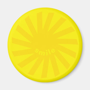 Imã Sorria amarelo sol brilhante alegre alegria alegre
