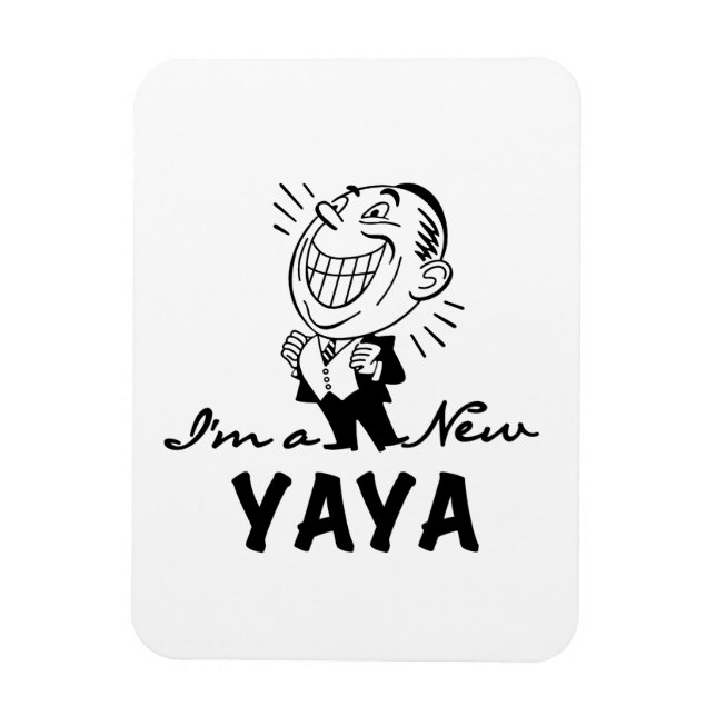 Ímã Sorria de Camisetas e presentes de Nova Yaya (Vertical)