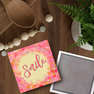 Imã "Sorria" Magneta de inspirivência