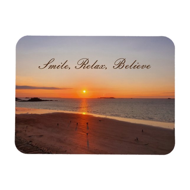 Ímã Sorria, Relaxa, Acredite (Horizontal)