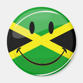 Imã Sorrindo bandeira jamaicana