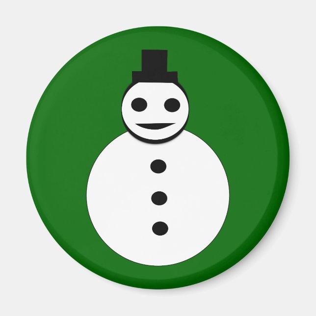 Imã Sorrindo o Natal do Magneteiro (Frente)