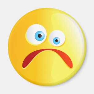 Imã Sorriso Amarelo Triste