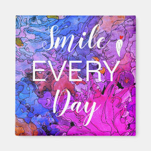 Imã Sorriso bonito e colorido todos os dias