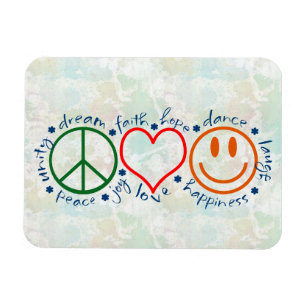 Ímã Sorriso do amor da paz