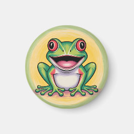 Imã Sorriso Gentil do Sapo