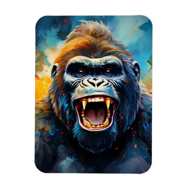 Ímã Sorriso Gorila (Vertical)