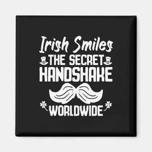 Imã Sorriso Irlandês Aperto de Mão Secreto Mundial St 