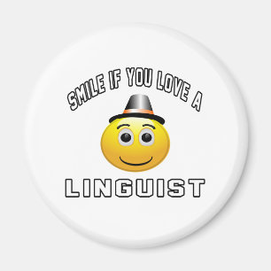 Imã sorriso se você ama um lingüista