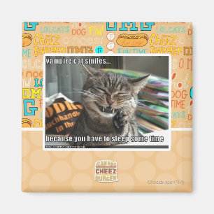 Imã sorrisos do gato do vampiro