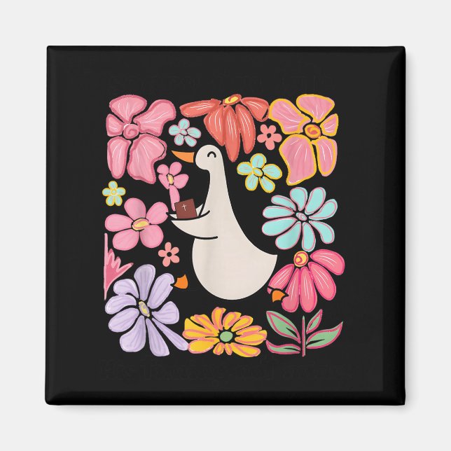 Imã Sorry I'm Late His Timing Not Mine, Funny Christia (Frente)