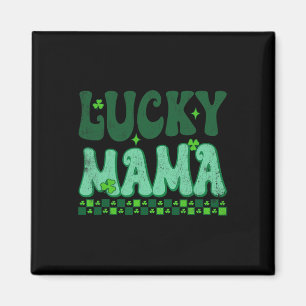 Imã Sorte Família Mama Correspondência Retro Groovy St