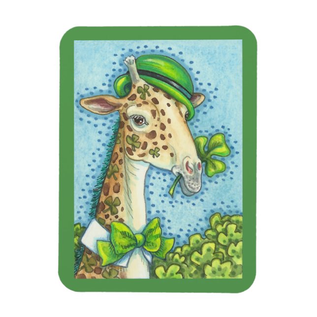 Ímã SORTE IRLANDESA GIRAFFE MAGNET Green *Personalize (Vertical)