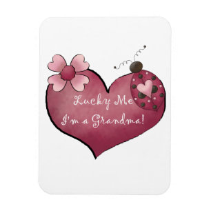 Ímã Sorte que sou vovó presente