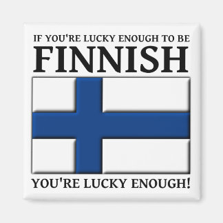 Imã Sortudo o suficiente para ser ímã finlandês
