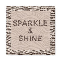 Sorvete Castanho-Blush Zebra Sonho Glitter