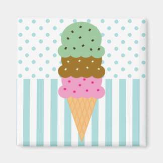 Imã Sorvete Cone Magnet