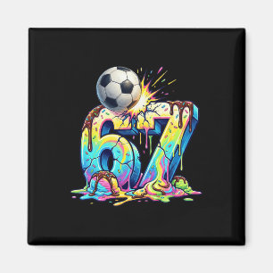 Imã Sorvete Drip Futebol 67 Seis Sete Divertido Geraçã