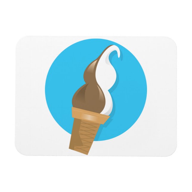 Ímã Sorvete flexível (Horizontal)