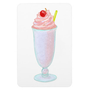 Ímã Sorvete milkshake