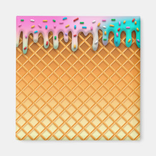 Imã Sorvete Pia-Pia-Pia-Pinta-Pinta Com Préteses