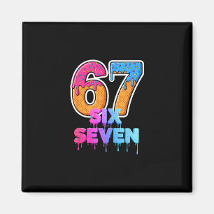 Imã Sorvete Six Seven Drip Gíria Geração Alpha Tendênc