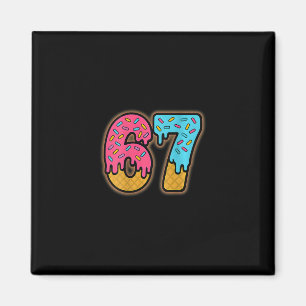 Imã Sorvete Six Seven Drip Sport 67 Fun Mason Meme (