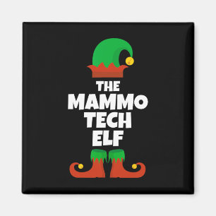Imã Sou a família Mammo Tech Elf Pajama Natal