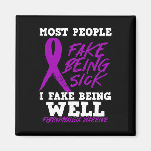 Imã Sou Falso Estando Bem. Fibromialgia Roxa Sensibili