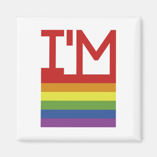 Imã Sou Gay  Sinalizador arco-íris