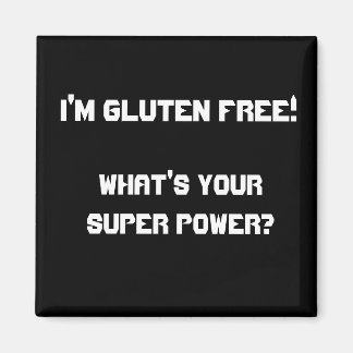 Imã Sou Gluten Free! Qual é o seu super poder? Íman