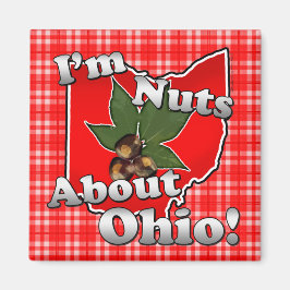Imã Sou Loucos de Ohio, Engraçado Red Buckeye Nut