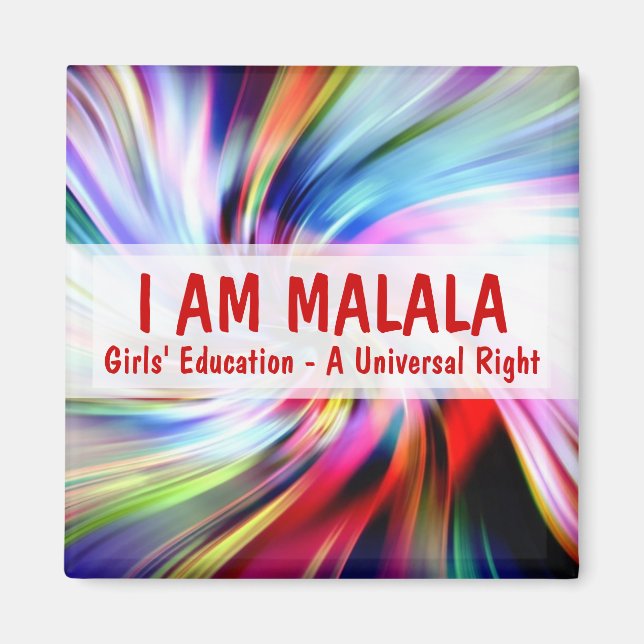 Imã Sou Malala Girls Education A Universal Right (Frente)