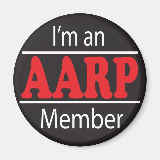 Imã Sou membro da AARP - Engraçado (Frente)