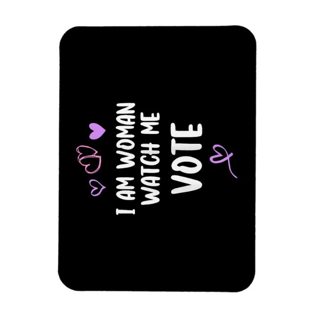 Ímã Sou Mulher, Cuidado Para Votar (Vertical)