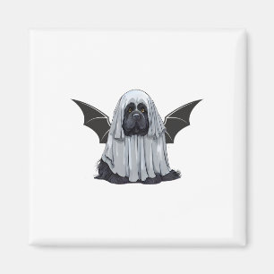 Imã Sou O Cachorro Fantasma. Cachorro Bonito Vestido C