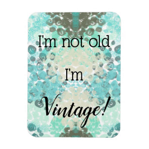 Ímã Sou o Magnete flexível Vintage
