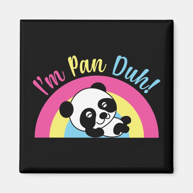 Imã Sou o Pan Duh Engraçado, Panda Pansexual (Frente)