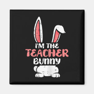 Imã Sou O Professor Bunny Easter Ovo Primavera Wom