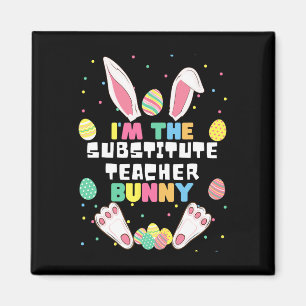 Imã Sou o professor substituto Bunny Engraçado Coelho