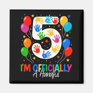 Imã Sou Oficialmente Um Punhado Cinco Aniversário de 5