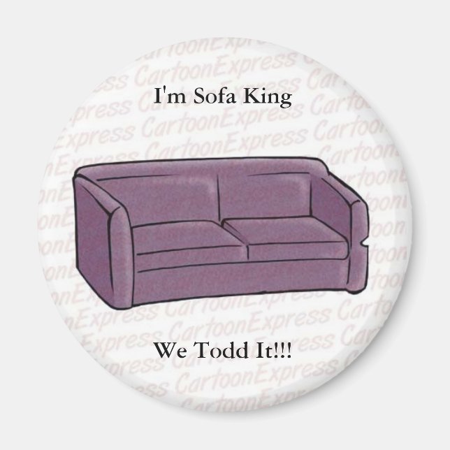 Imã Sou Sofa King, Todd! (Frente)