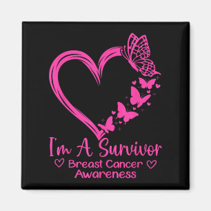 Imã Sou Um Cancer De Sobrevivência Saber Coração Rosa