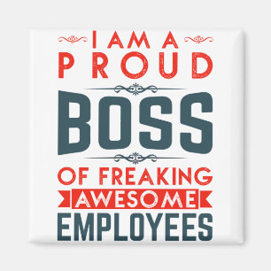 Imã Sou Um Chefe Orgulhoso De Empregados Incríveis.