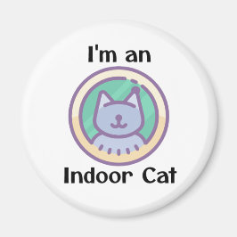 Imã Sou um Gato Indoor