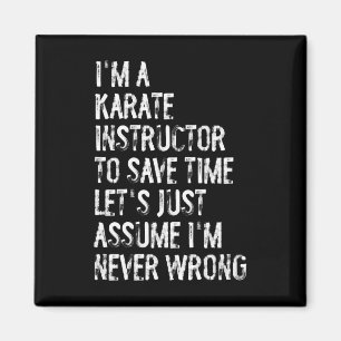 Imã Sou um instrutor de Karate, nunca estou errado