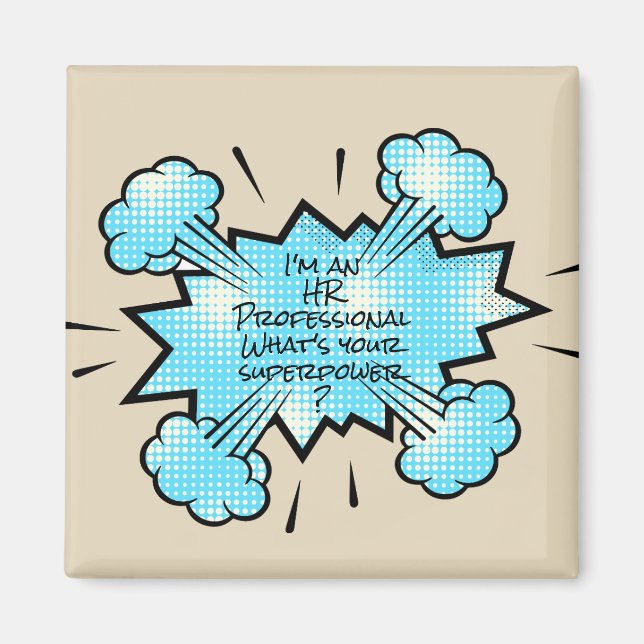 Imã Sou um profissional de RH Qual é o seu superpoder (Frente)
